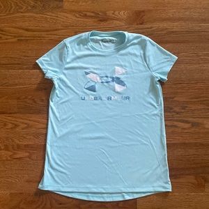 Brand new teal sparkles athletic shirt